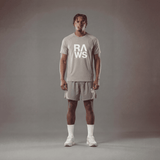 RAWS TRAIL T-SHIRT : STONE