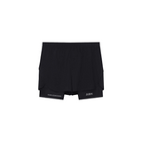 RAWS X ASM DOUBLE LAYER SHORTS : BLACK : [PERFORMANCE]