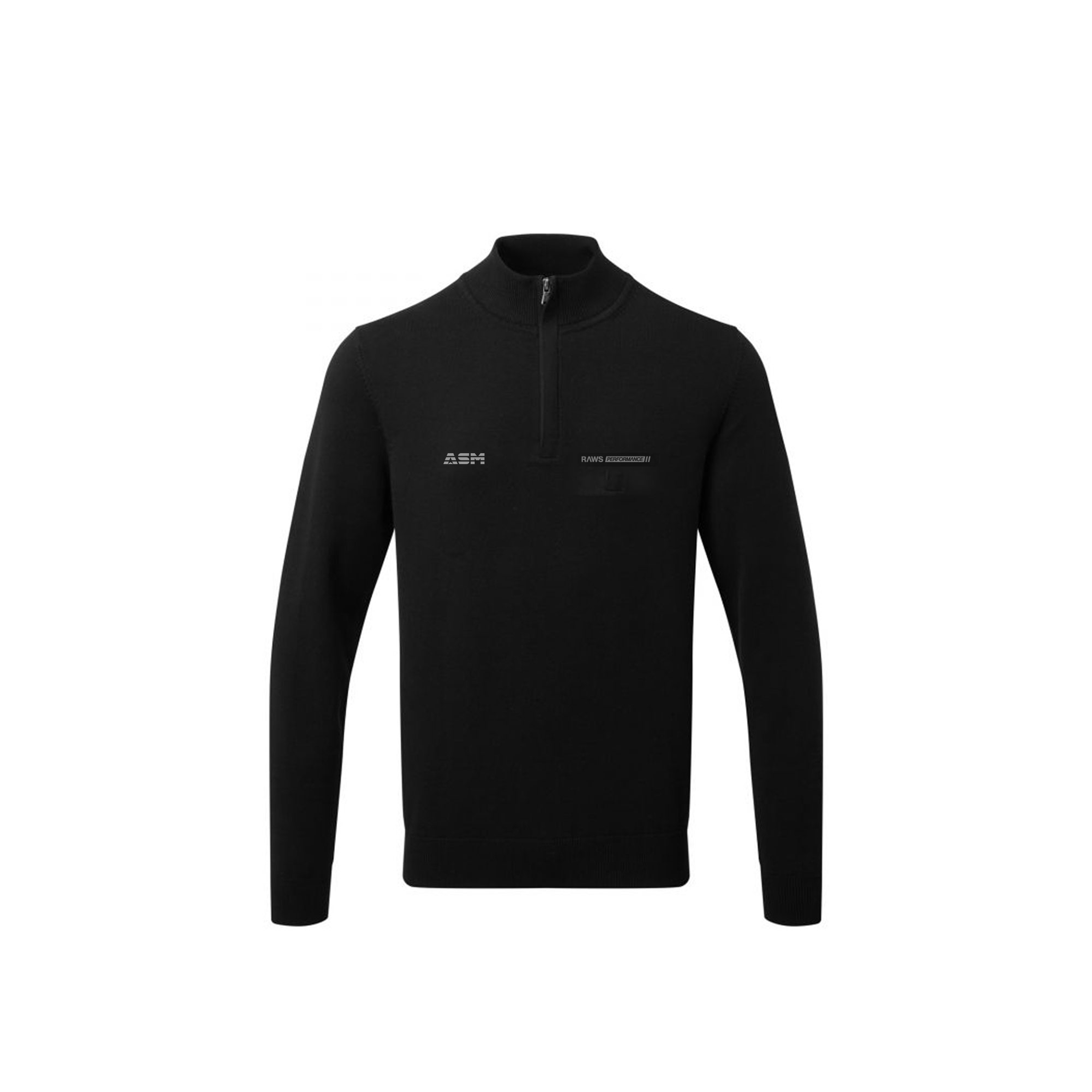 RAWS X ASM 1/4 ZIP ACTIVE TRAINING LONG SLEEVE : BLACK : [PERFORMANCE]