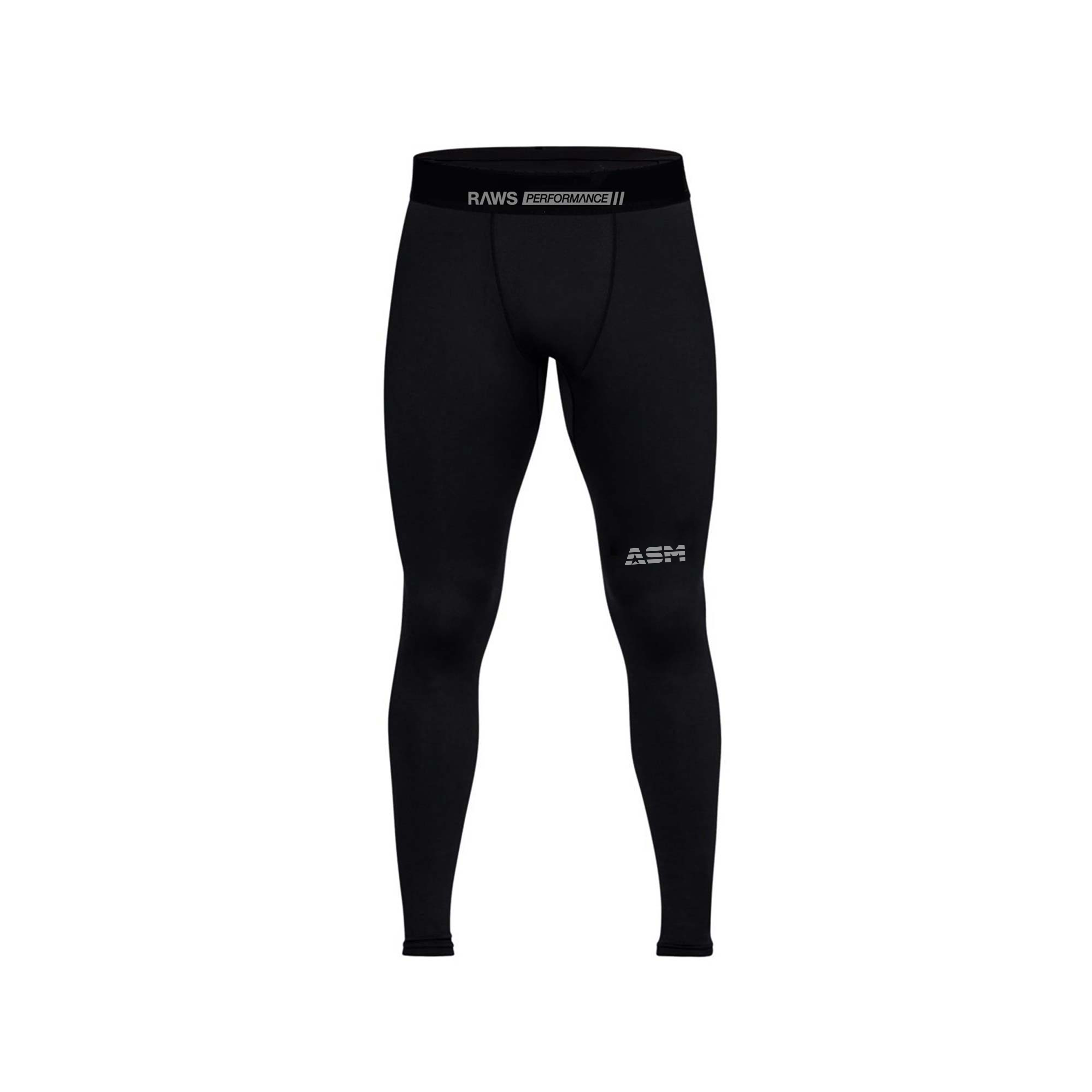 RAWS X ASM BASE LAYER LEGGINGS : BLACK : [PERFORMANCE]
