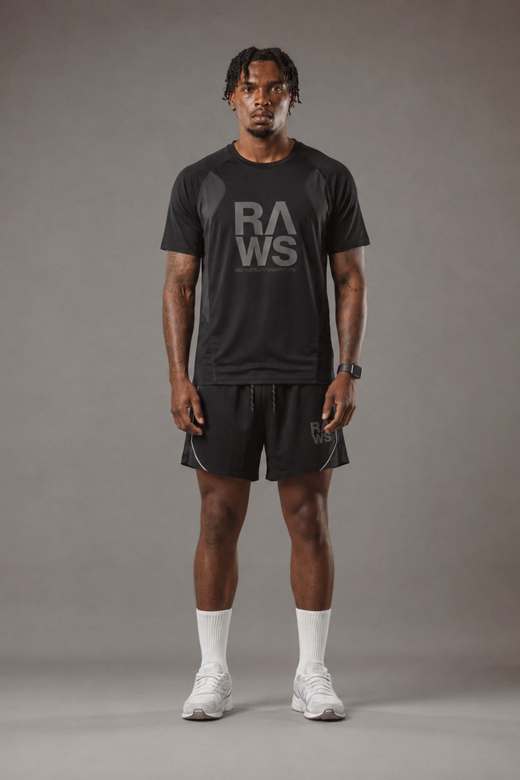 RAWS Men's Trail T-Shirt - Black | Trail Running Performance