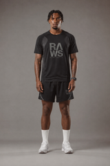 RAWS Men's Trail T-Shirt - Black | Trail Running Performance