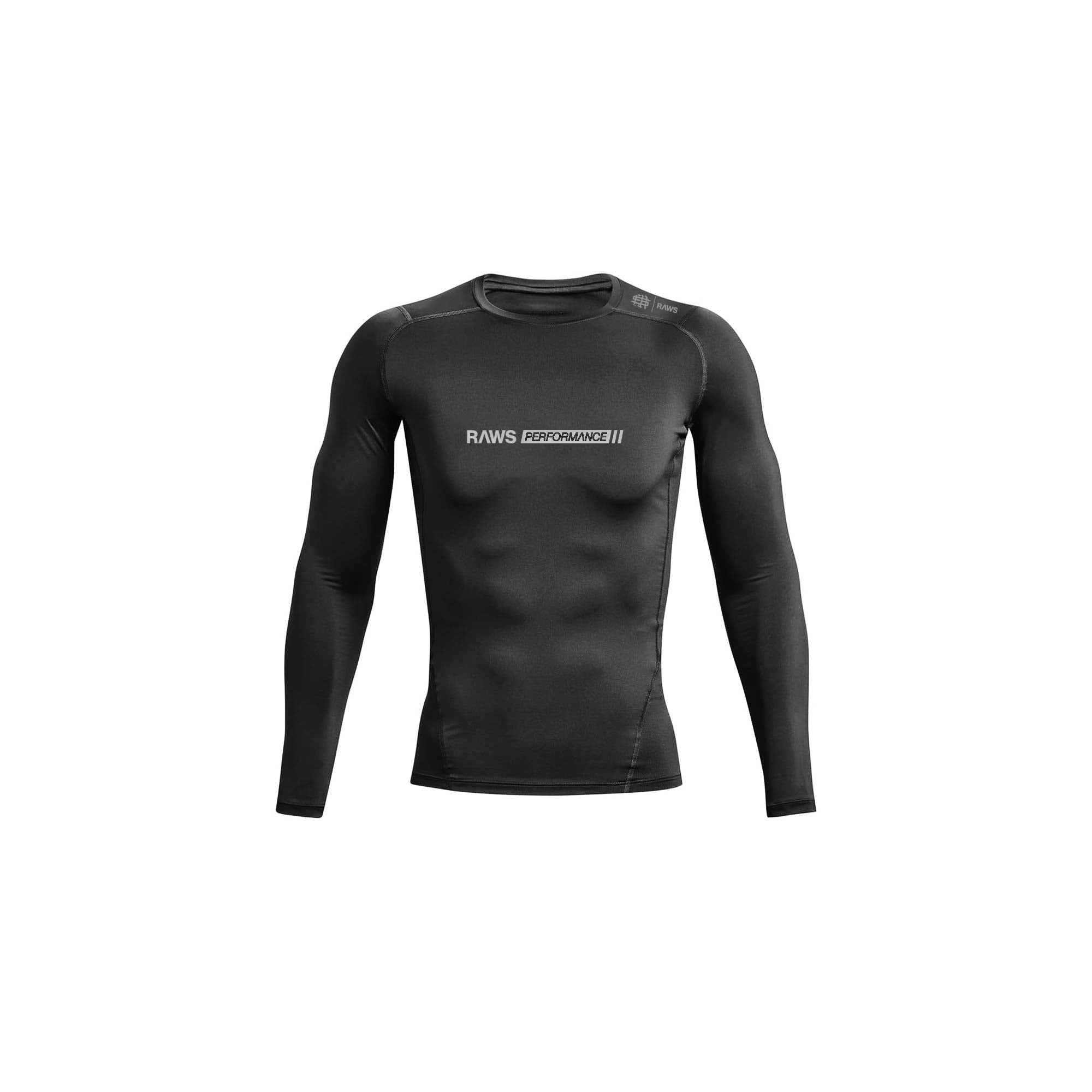 Long Sleeve Base Layer : Black RAWS : [PERFORMANCE]