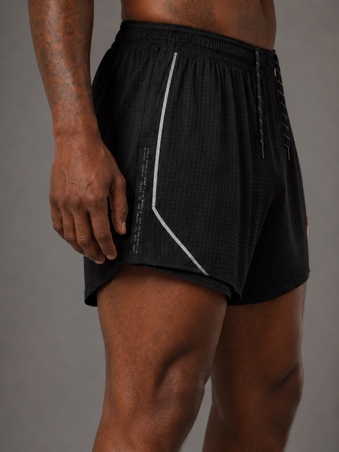 RAWS Men's Trail Mesh Shorts - Black | Trail Running Performance