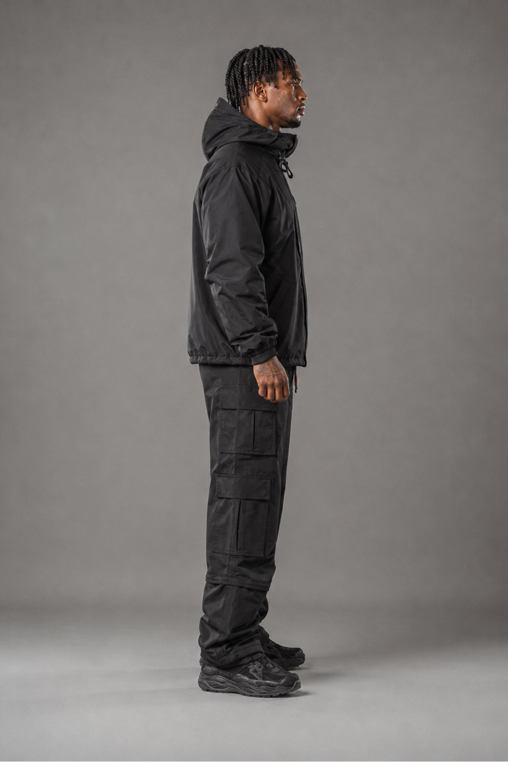 RAWS Men's Ski Jacket - Black | Technical Ski Activewear