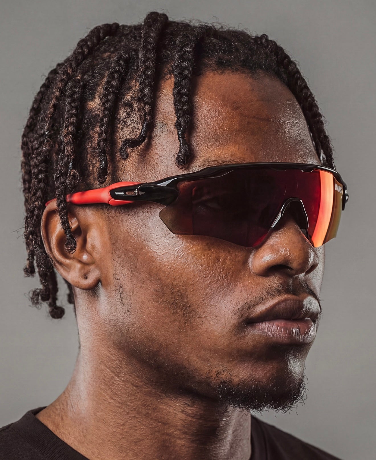 RAWS+ RACER SUNGLASSES : BLACK / RED