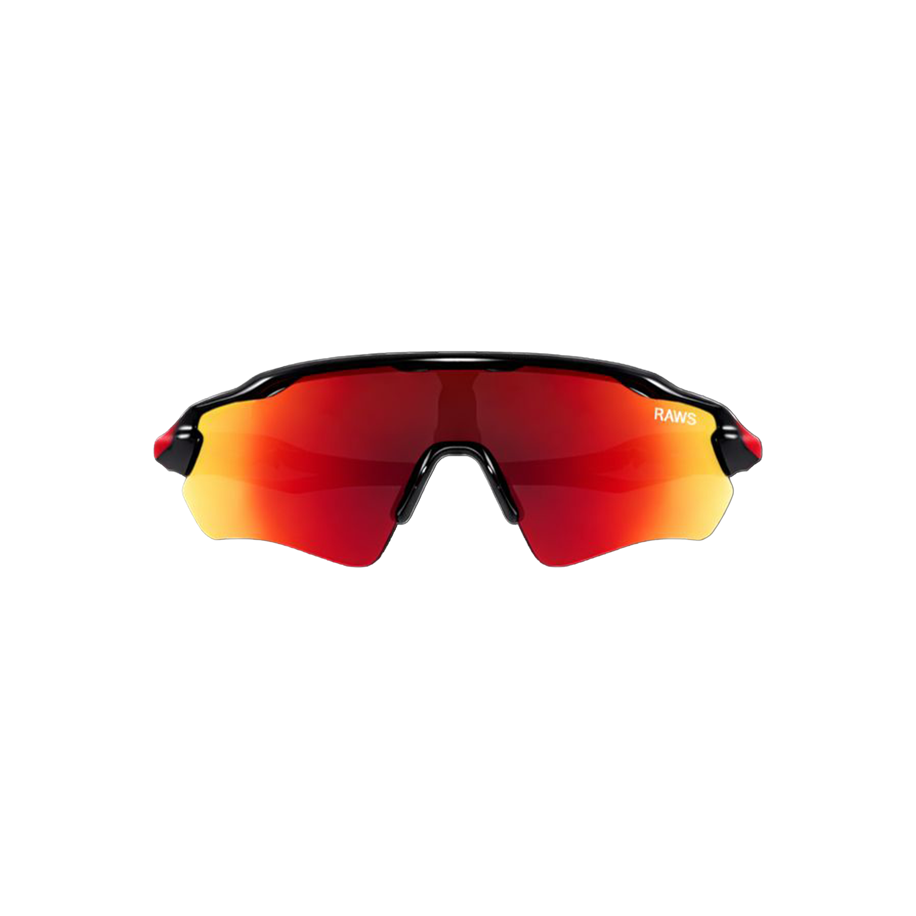 RAWS+ RACER SUNGLASSES : BLACK / RED