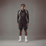 RAWS RUNNING COMPRESSION SHORTS  : BLACK / BLACK