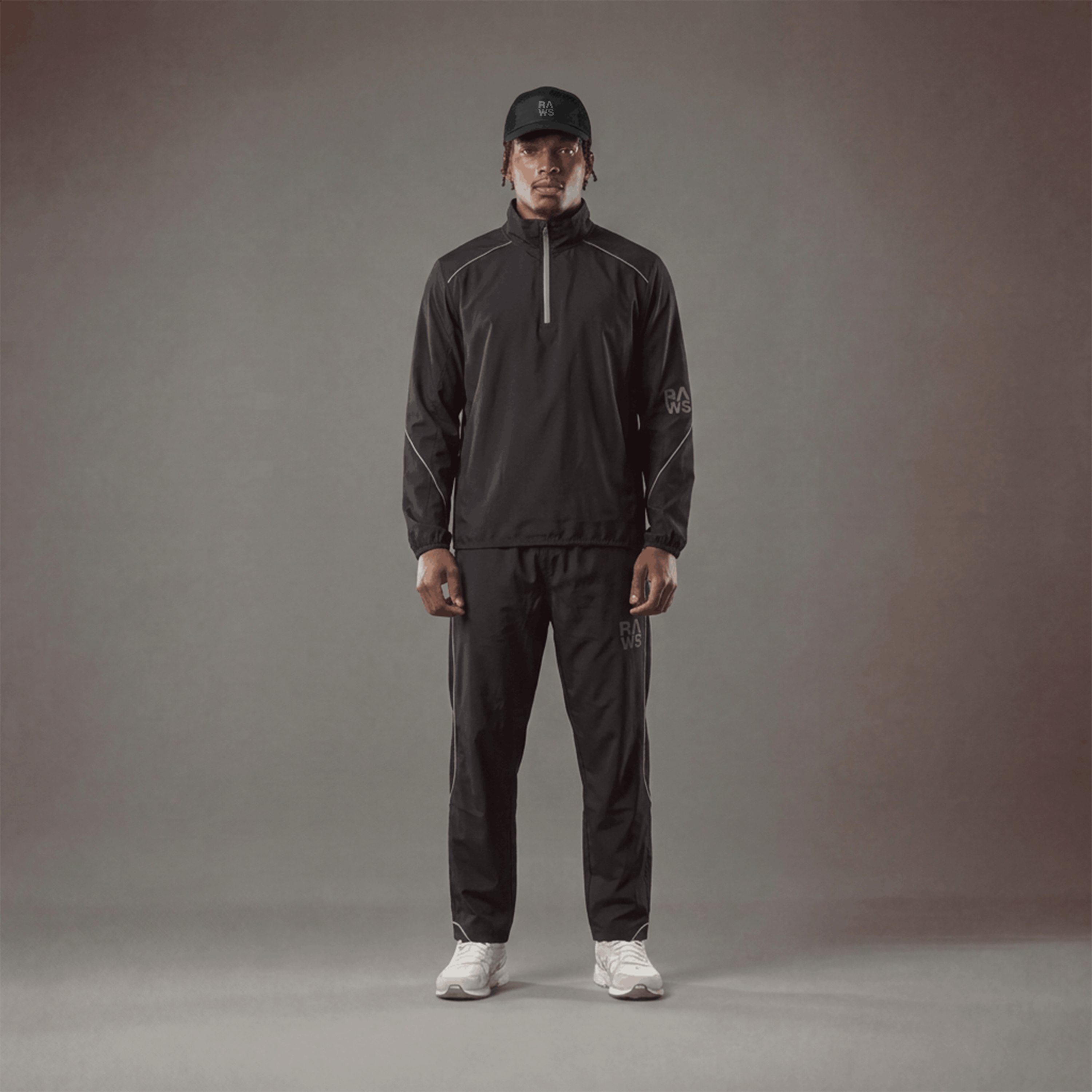 RAWS TRAIL TRACK PANTS : BLACK