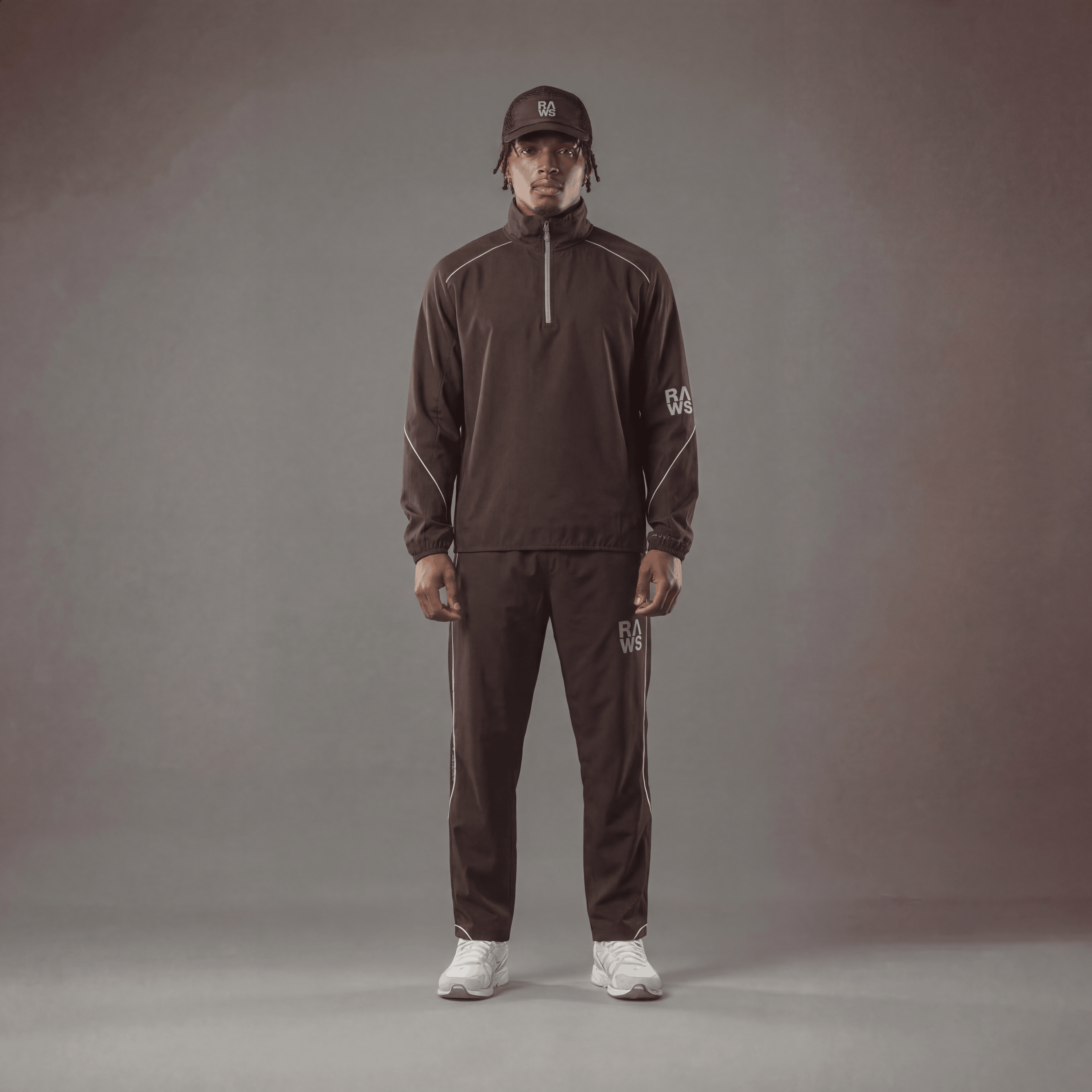 RAWS TRAIL TRACK PANTS : BROWN