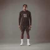 RAWS TRAIL LONG SLEEVE T-SHIRT : BROWN