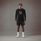 RAWS TRAIL LONG SLEEVE T-SHIRT : BLACK