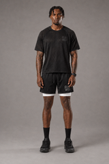 Camiseta de entrenamiento de malla para hombre RAWS - Negra | Entrenamiento de alto rendimiento
