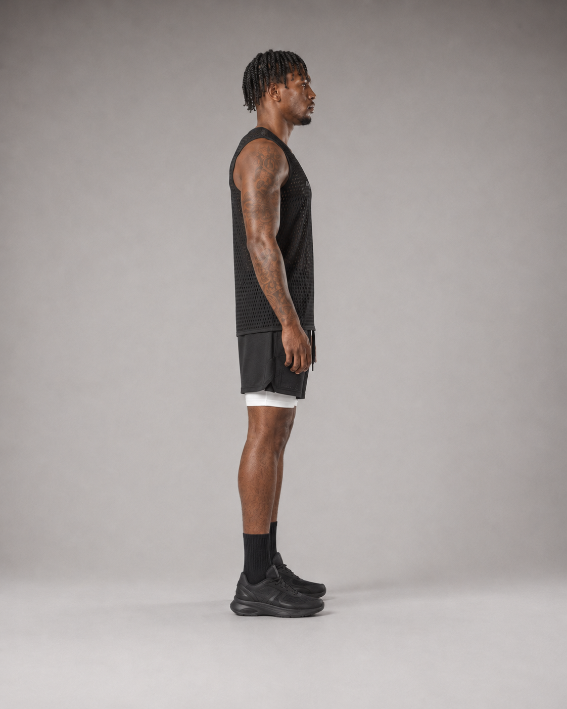RAWS Men's Mesh Training Tank - Black | High Performance Training