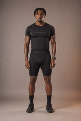 RAWS Men's Compression T-Shirt - Black | High Performance Compression