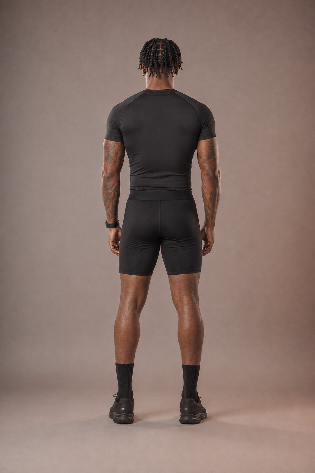 RAWS Men's Compression T-Shirt - Black | High Performance Compression