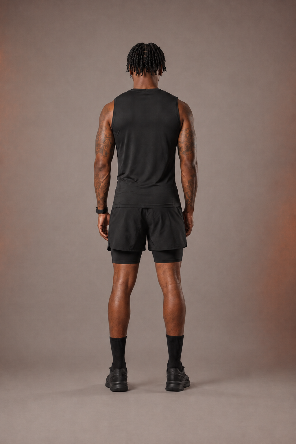 RAWS Men's Compression Vest - Black | High Performance Compression