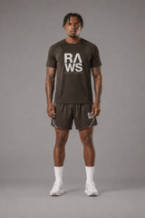 RAWS Men's Trail T-Shirt - Brown | Trail Running Performance