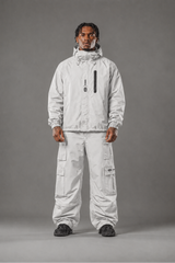 RAWS Men's Ski Jacket - Silver | Technical Ski Activewear