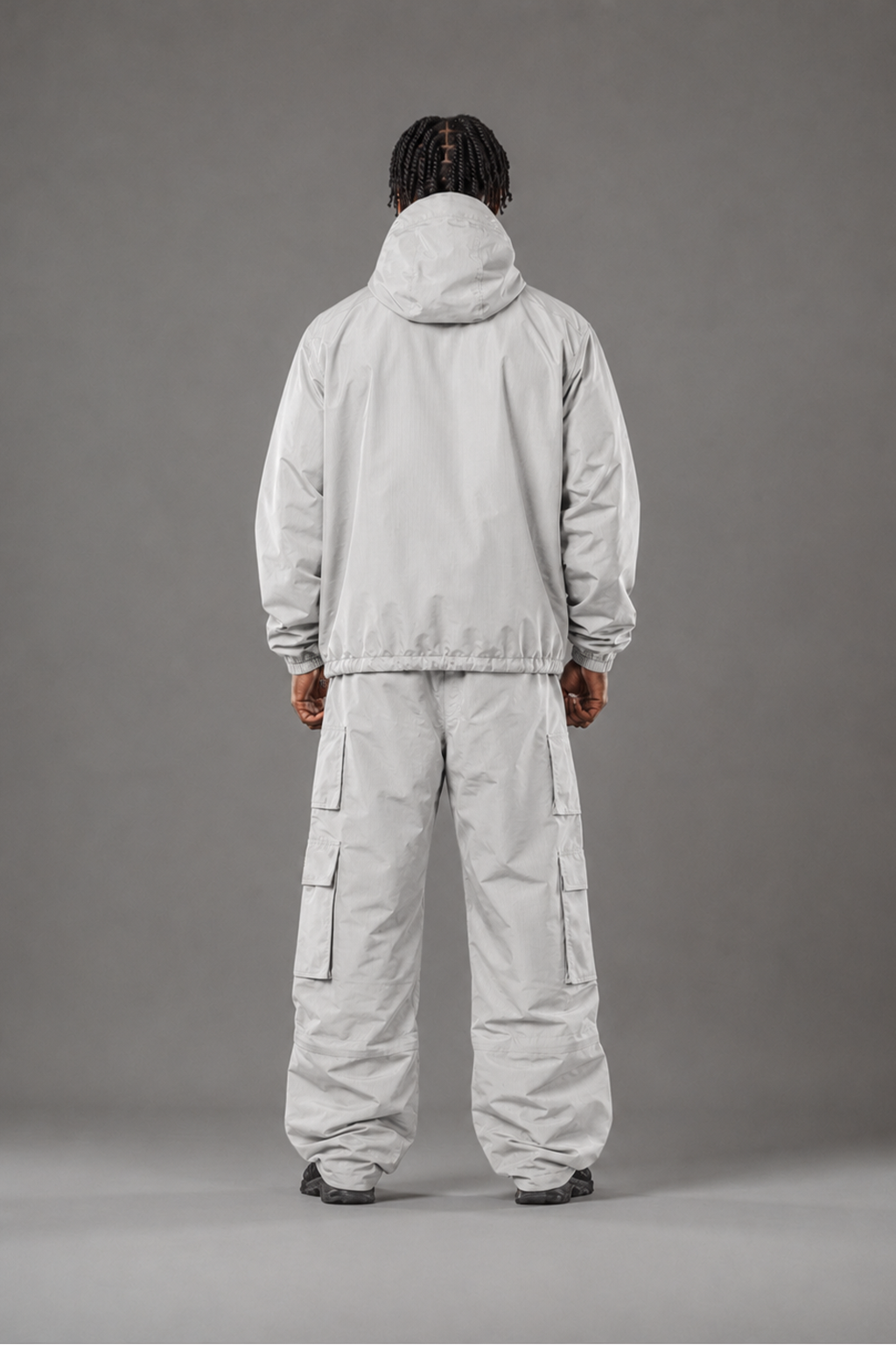 RAWS Men's Ski Jacket - Silver | Technical Ski Activewear