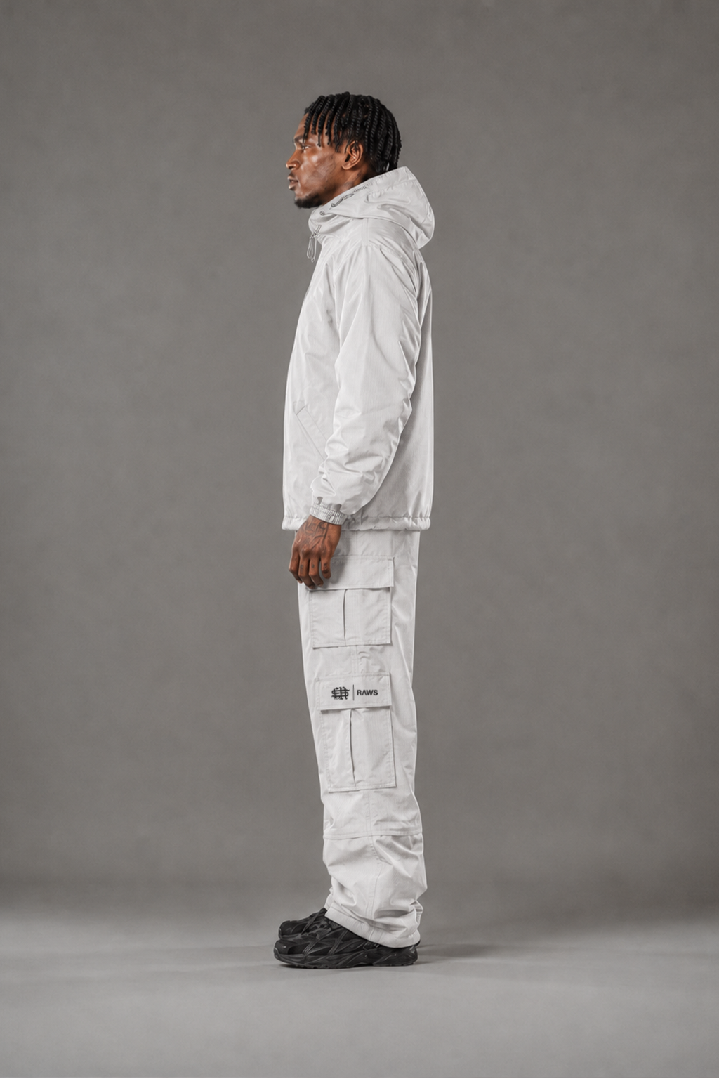 RAWS Men's Ski Jacket - Silver | Technical Ski Activewear