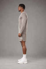 RAWS Men's Trail Long Sleeve T-Shirt - Stone | Trail Running Performance