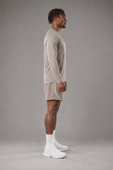 RAWS Men's Trail Long Sleeve T-Shirt - Stone | Trail Running Performance