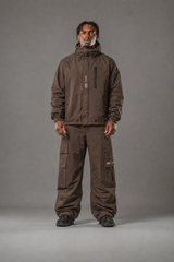 RAWS Men's Ski Jacket - Brown | Technical Ski Activewear