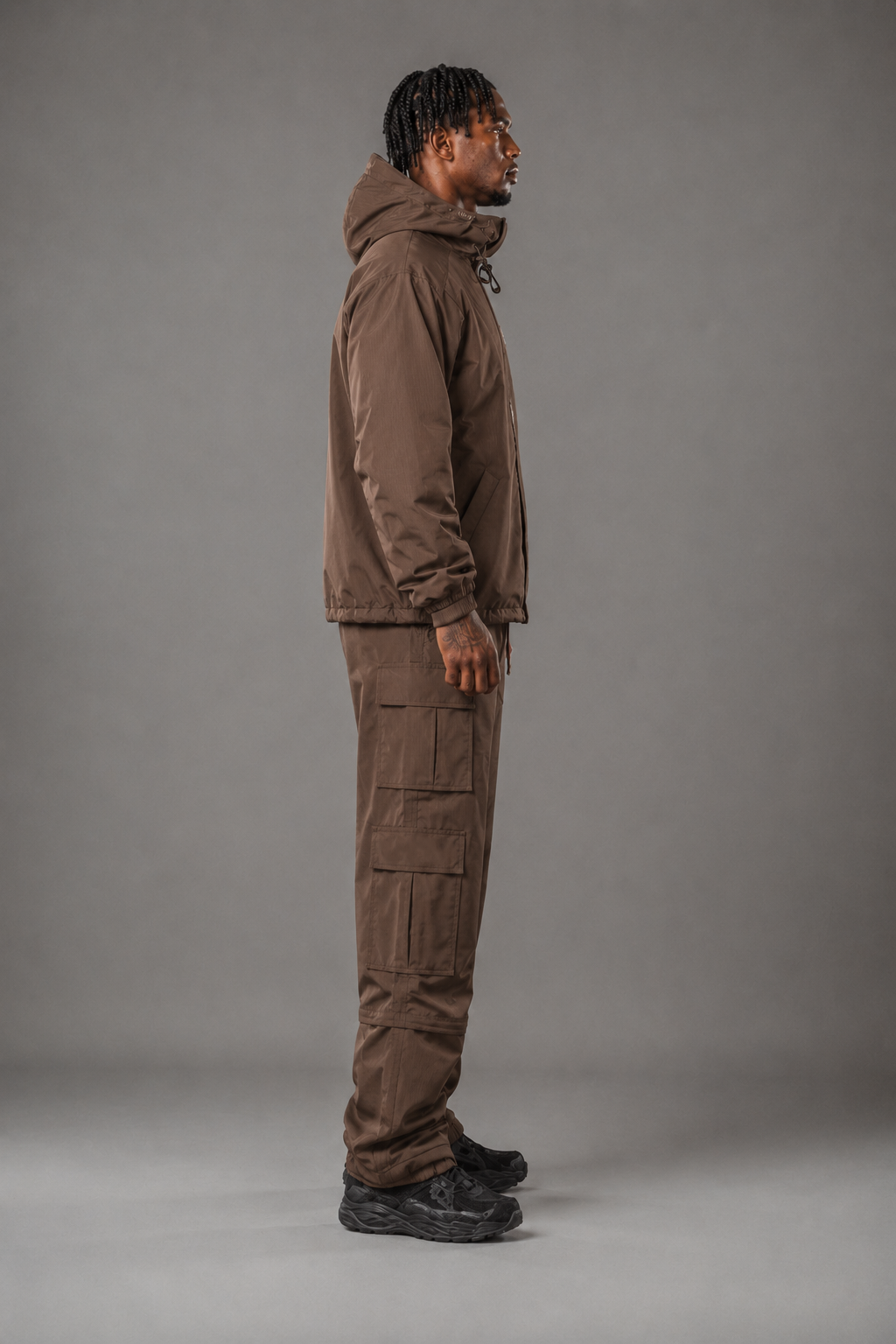 RAWS Men's Ski Jacket - Brown | Technical Ski Activewear