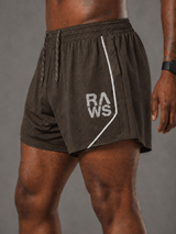RAWS Men's Trail Mesh Shorts - Brown | Trail Running Performance