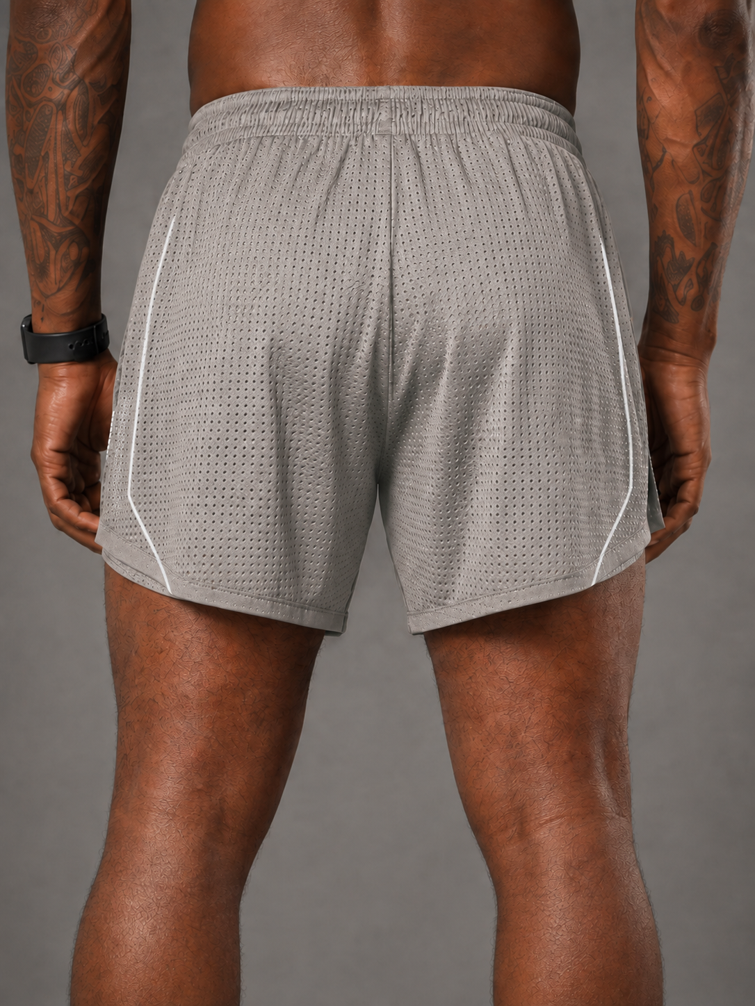 RAWS Men's Trail Mesh Shorts - Stone | Trail Running Performance