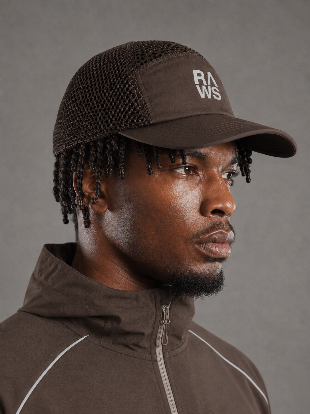 RAWS Unisex Trail Ripstop Cap - Brown | Trail Running Performance