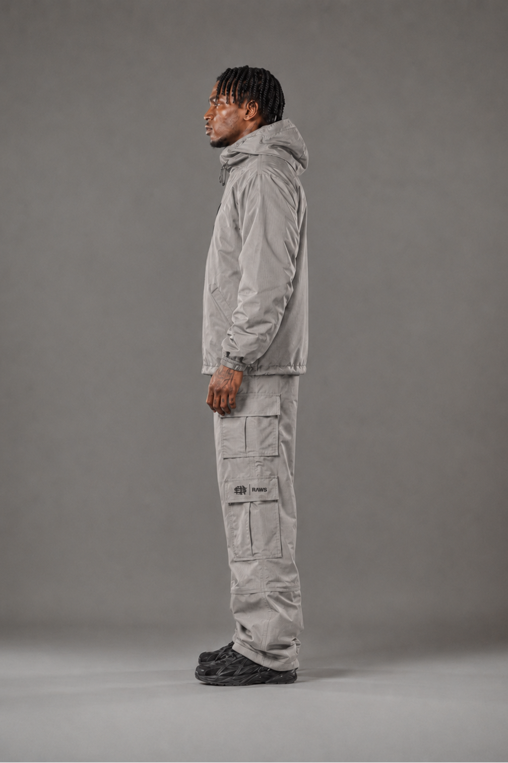 RAWS Men's Ski Jacket - Stone | Technical Ski Activewear