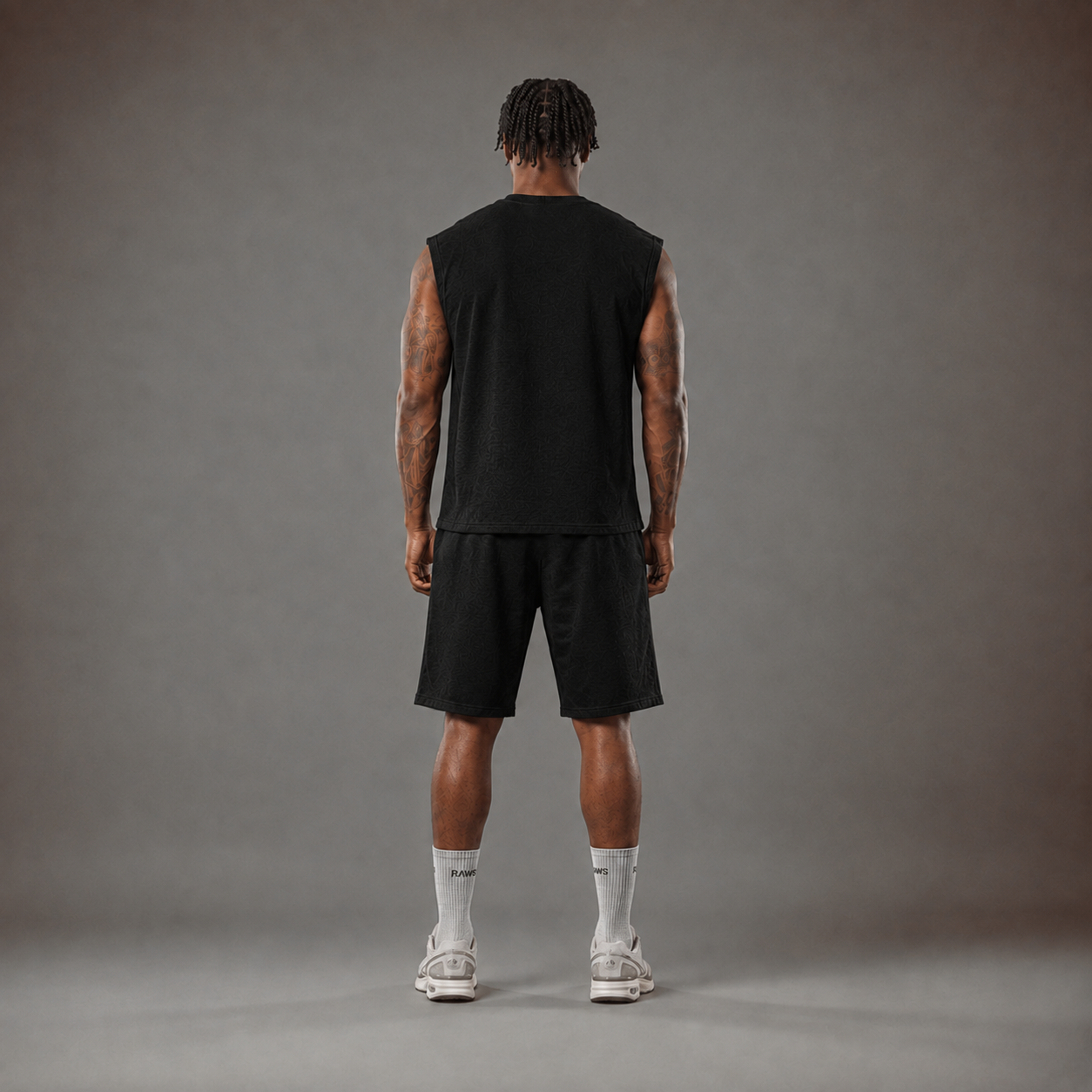 RAWS Herren-Shorts „Essentials“ – Schwarz | Hochwertige Activewear für den Alltag