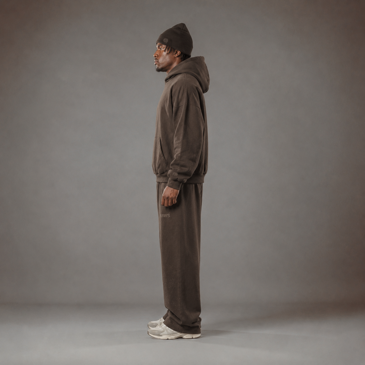 RAWS Men's Essentials Hoodie - Brown | Premium Everyday Activewear