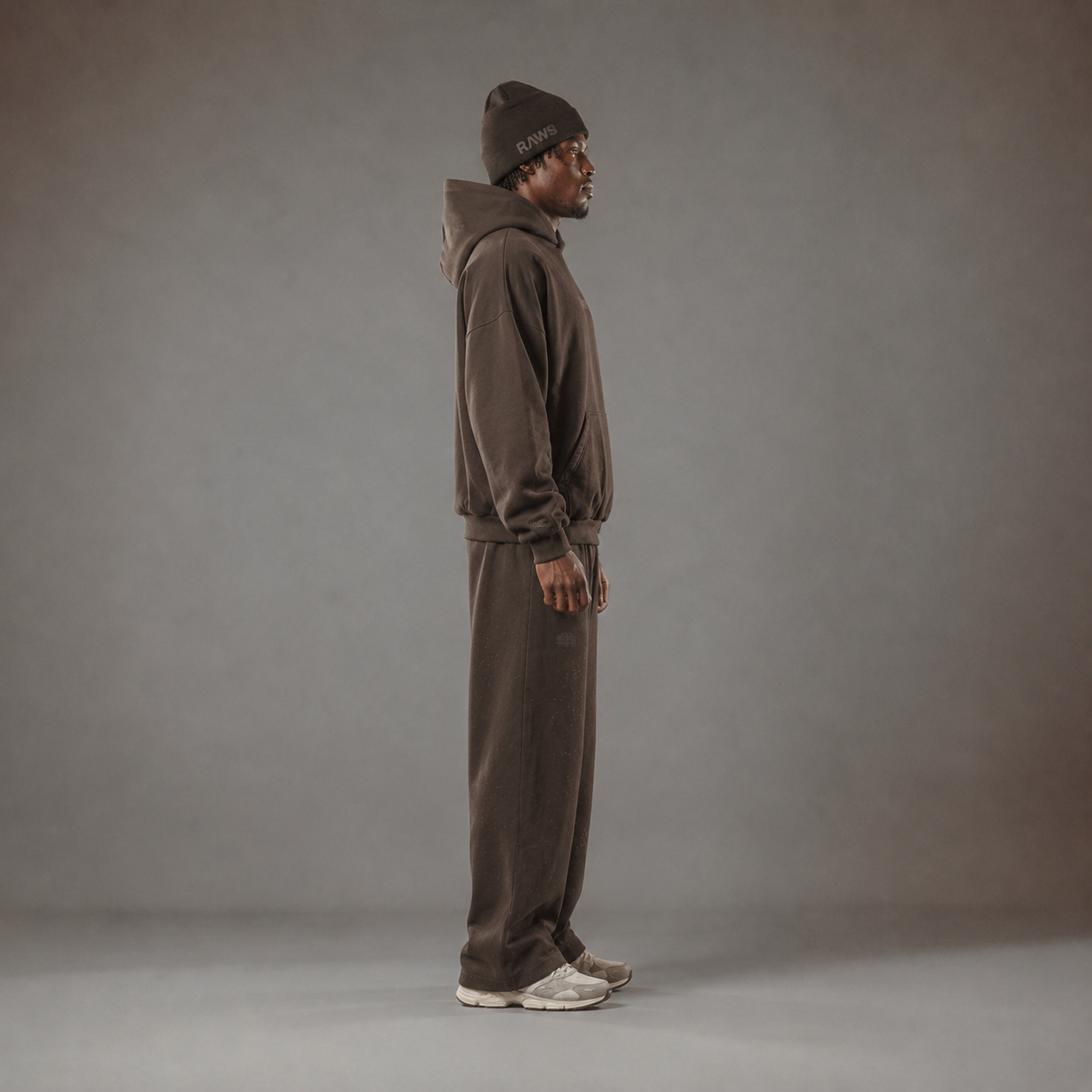 RAWS Men's Essentials Hoodie - Brown | Premium Everyday Activewear