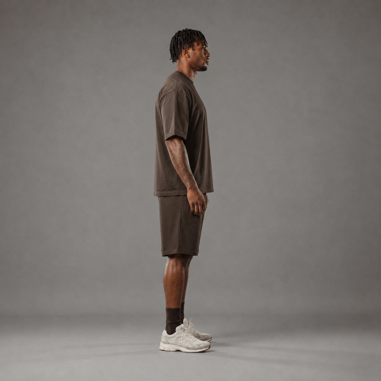 RAWS Men's Essentials T-Shirt - Brown | Premium Everyday Activewear