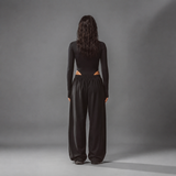 Body con cerniera RAWS da donna - Nero | Abbigliamento sportivo da donna ad alte prestazioni