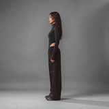 Body con cerniera RAWS da donna - Nero | Abbigliamento sportivo da donna ad alte prestazioni