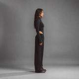 Body con cerniera RAWS da donna - Nero | Abbigliamento sportivo da donna ad alte prestazioni