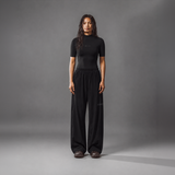 Maglietta da donna a maniche corte RAWS - Nera | Abbigliamento sportivo da donna ad alte prestazioni