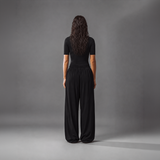 Maglietta da donna a maniche corte RAWS - Nera | Abbigliamento sportivo da donna ad alte prestazioni