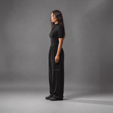 Maglietta da donna a maniche corte RAWS - Nera | Abbigliamento sportivo da donna ad alte prestazioni