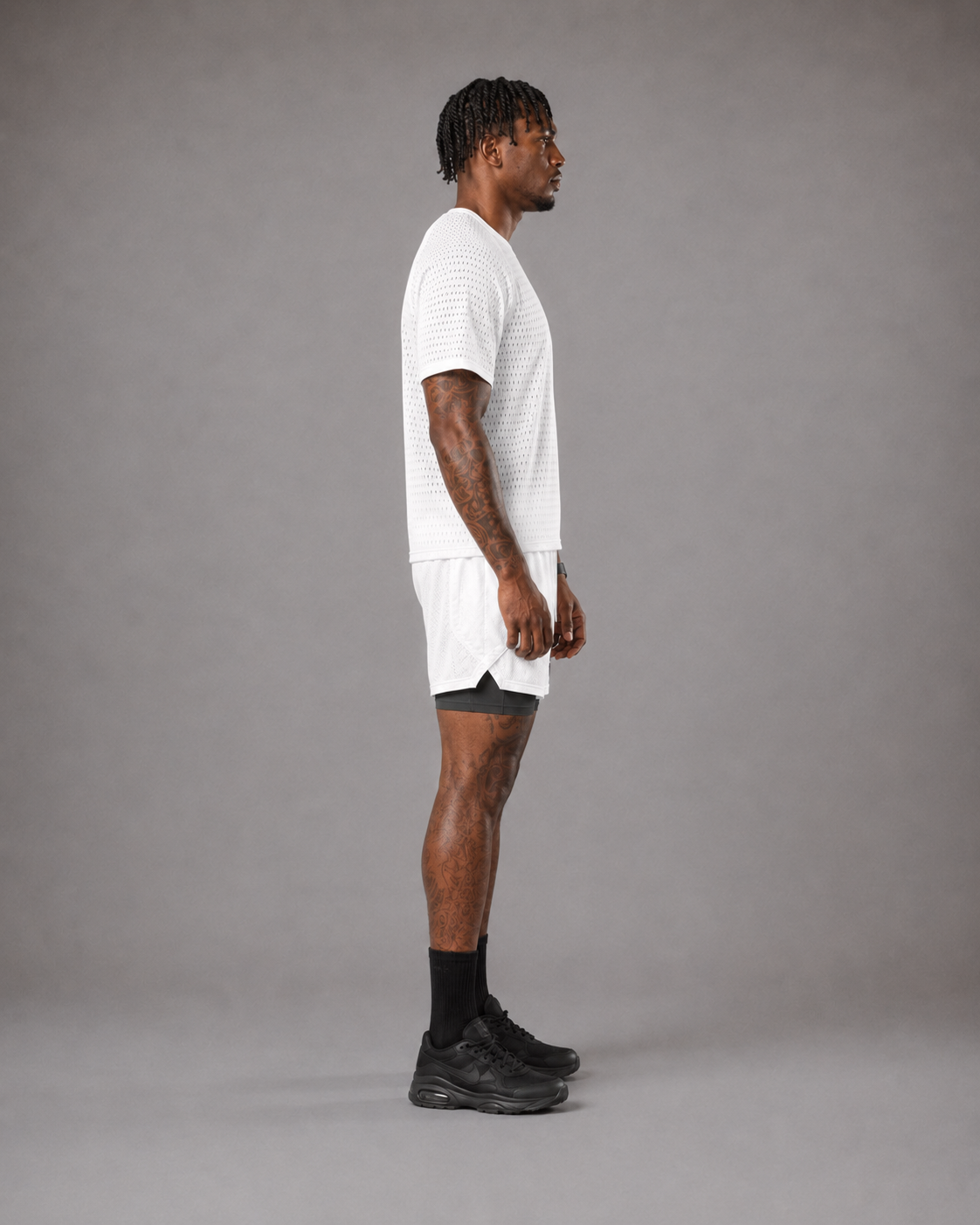 RAWS Men's Mesh Training T-Shirt - White | High Performance Training