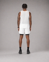 RAWS Men's Mesh Training Tank - White | High Performance Training