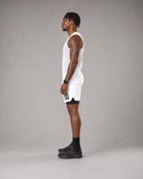 RAWS Men's Mesh Training Tank - White | High Performance Training