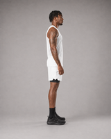 RAWS Men's Mesh Training Tank - White | High Performance Training