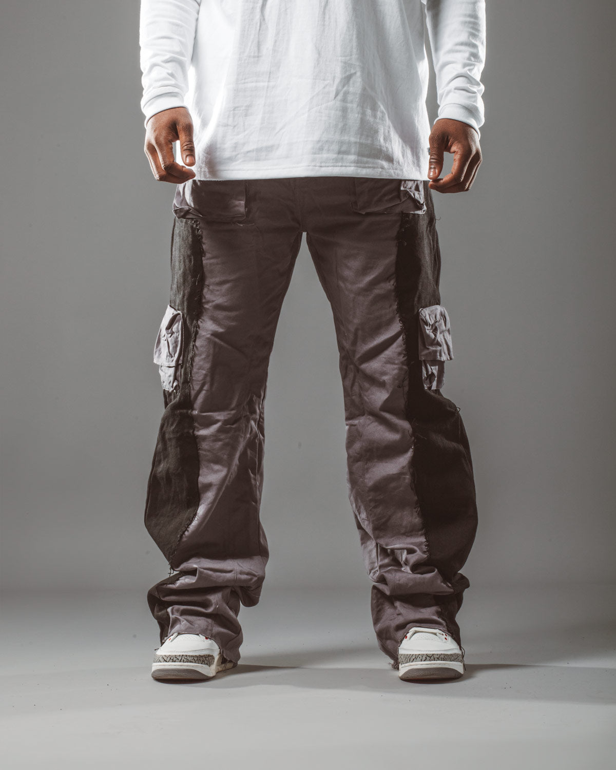 RAWS Cargo Bottoms : Grey / Dark Grey