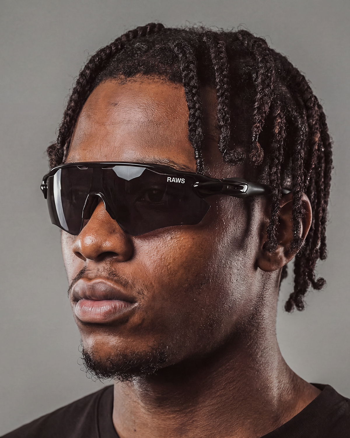 RAWS+ RACER SUNGLASSES : BLACK