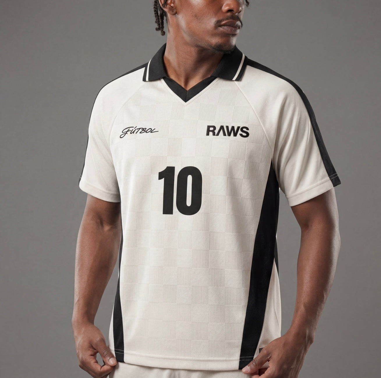 RAWS FUTBOL SOCCER JERSEY : CREAM